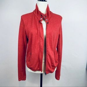Lucky Brand Coral Moto Jacket Size L